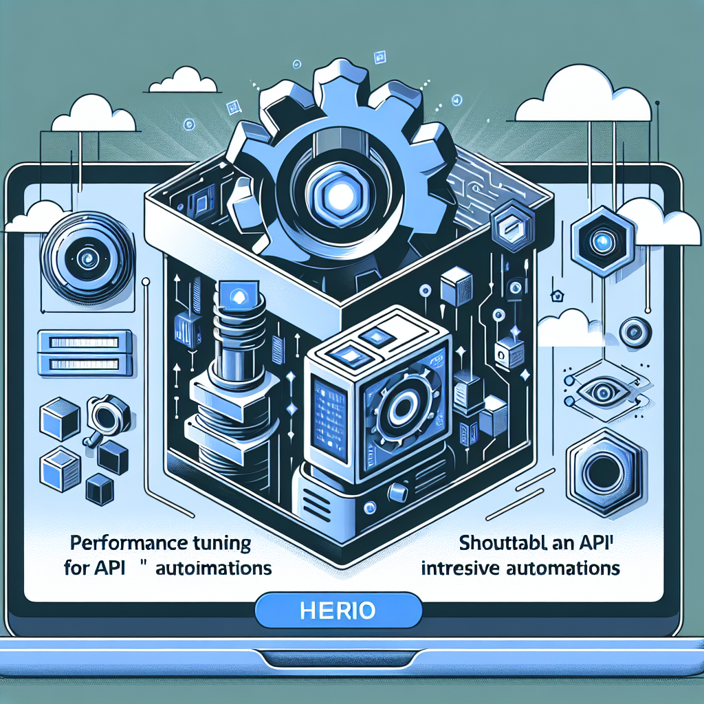 Performance Tuning for API-Intensive Automations